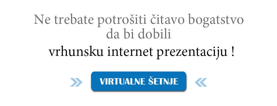 VR Virtualne šetnje u 360