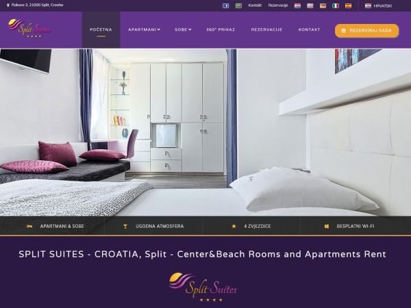 Izrada višejezične internetske stranice za Split Suites